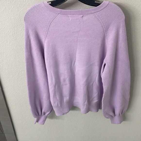 Lilac Anthropologie sweater XL in excellent condition - Picture 4 of 4